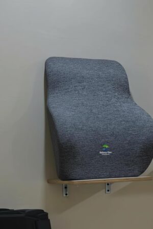 BALANCE CARE MAKING LIFE EASY Lumbar Support Cushion, Ergonomic Back Pillow for Office Chair, Car Seat, Grey Memory Foam Posture Corrector for Back Pain Relief