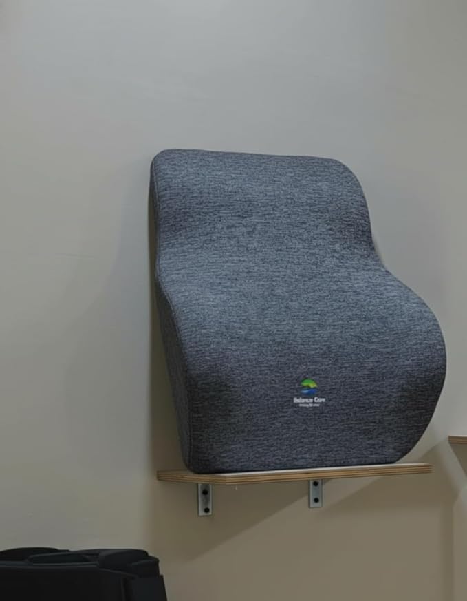 BALANCE CARE MAKING LIFE EASY Lumbar Support Cushion, Ergonomic Back Pillow for Office Chair, Car Seat, Grey Memory Foam Posture Corrector for Back Pain Relief - Image 5