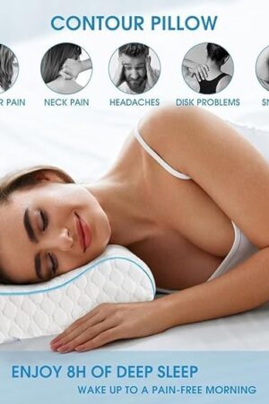 BALANCE CARE MAKING LIFE EASY Neck Pillow, Cervical Memory Foam, White