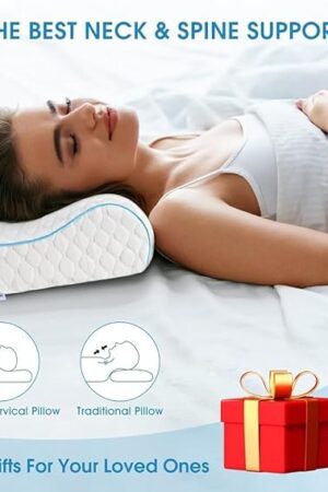 BALANCE CARE MAKING LIFE EASY Neck Pillow, Cervical Memory Foam, White