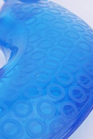 U-Shaped Hot Water Bottle, PVC Explosion-Proof Neck Shoulder Heating Pad, Blue Reusable Heat Pack for Pain Relief, Spill-Proof Wide Mouth Design