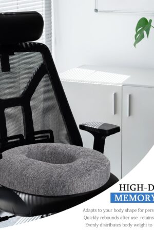 BALANCE CARE MAKING LIFE EASY Ergonomic Memory Foam Donut Seat Cushion