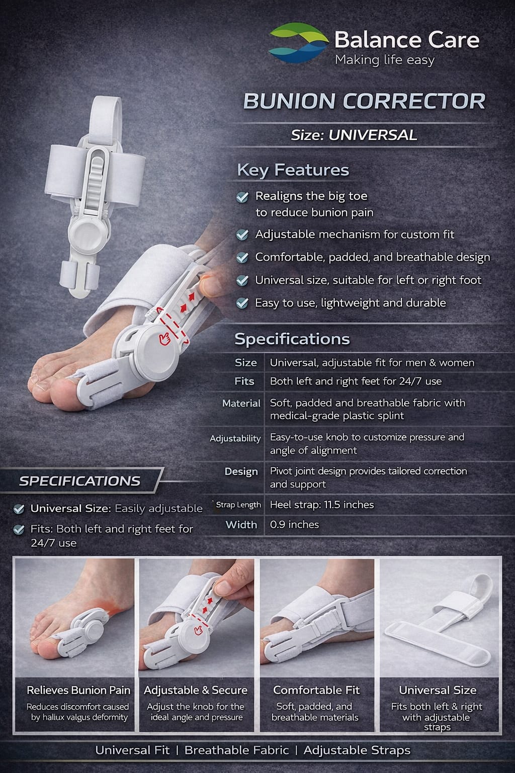 Balance Care Bounion Corrector Premium - Image 5